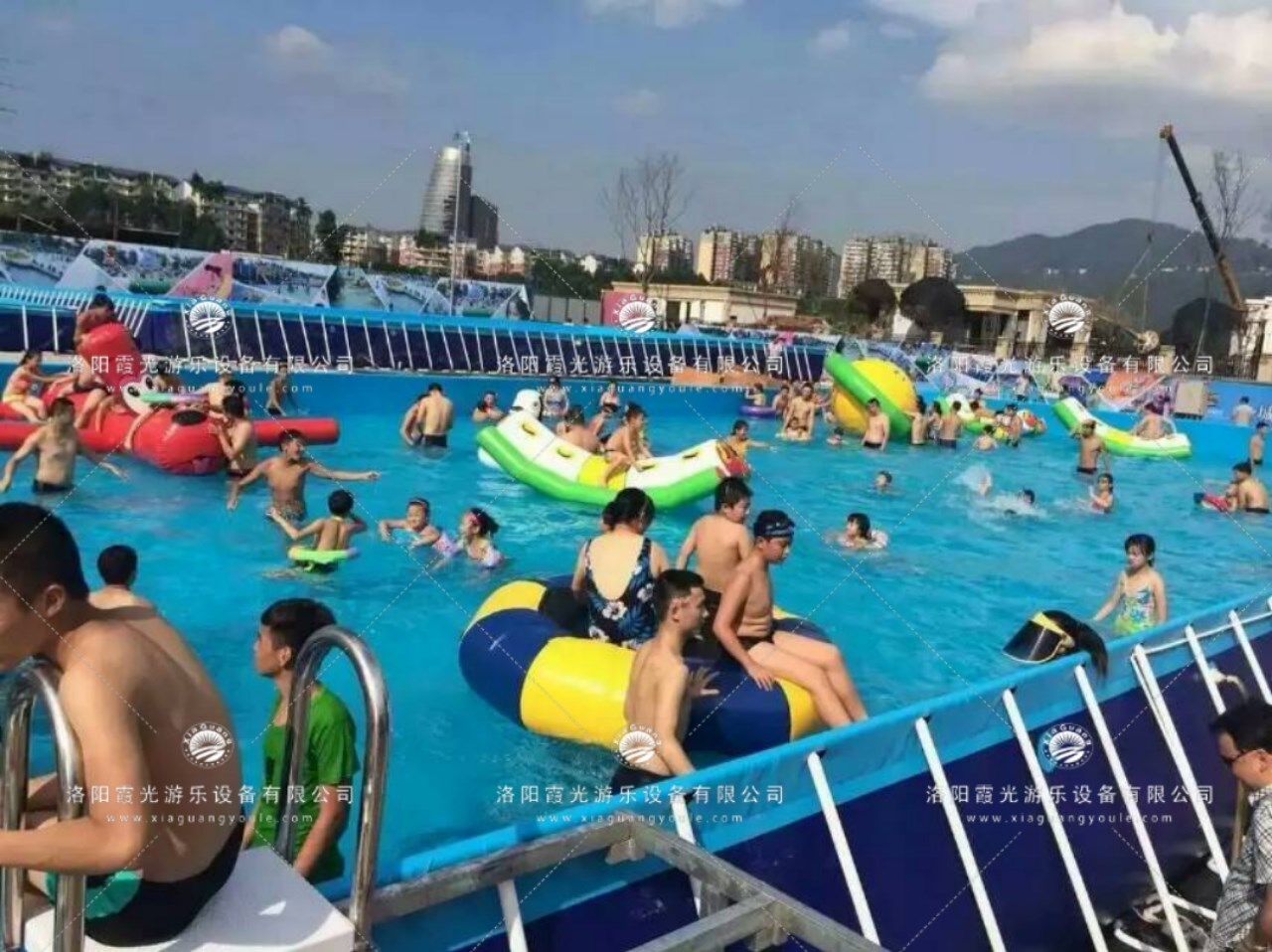 武宁大型支架游泳池